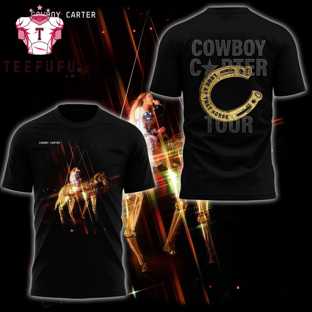 Beyonce Gold Chardonneigh Limited Exclusive Black T Shirt
