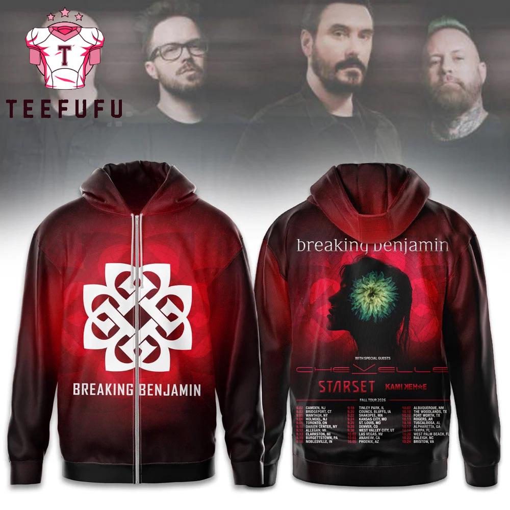 Breaking Benjamin 2026 Tour Scheduler Hoodie