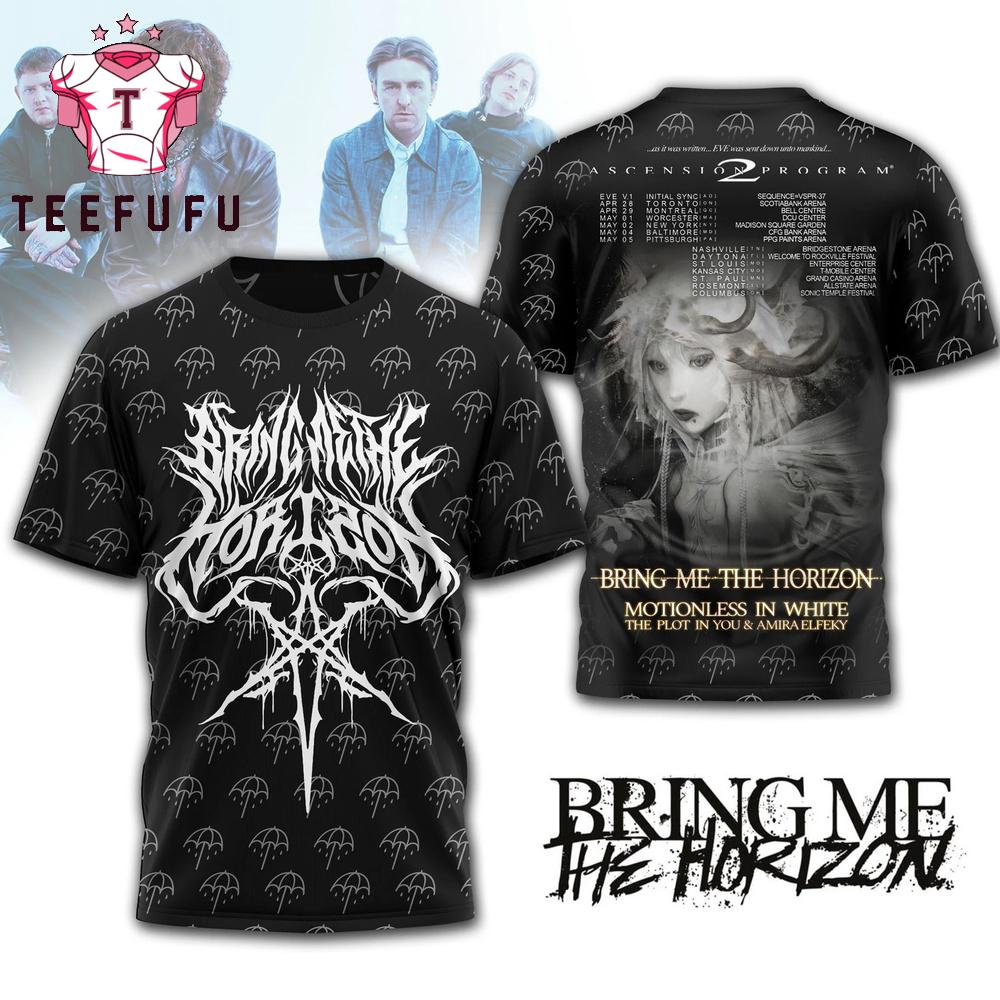 Bring Me The Horizon 2026 Tour 3D Shirt