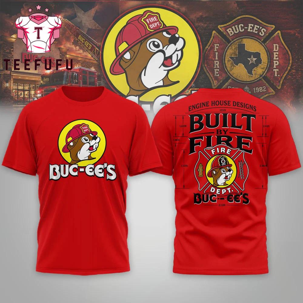 Buc-ee's Fire Dept 2026 Red T Shirt