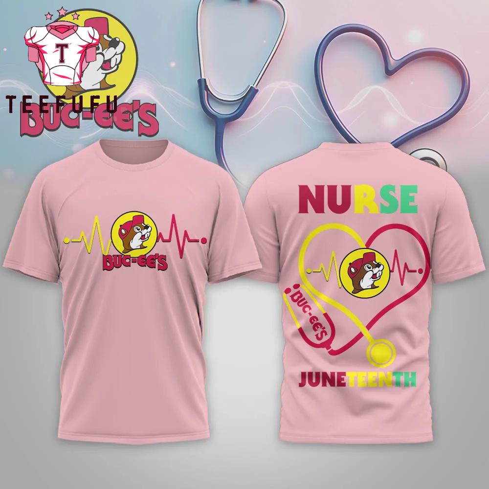 Buc-ee's Nurse Pink 3D T Shirt