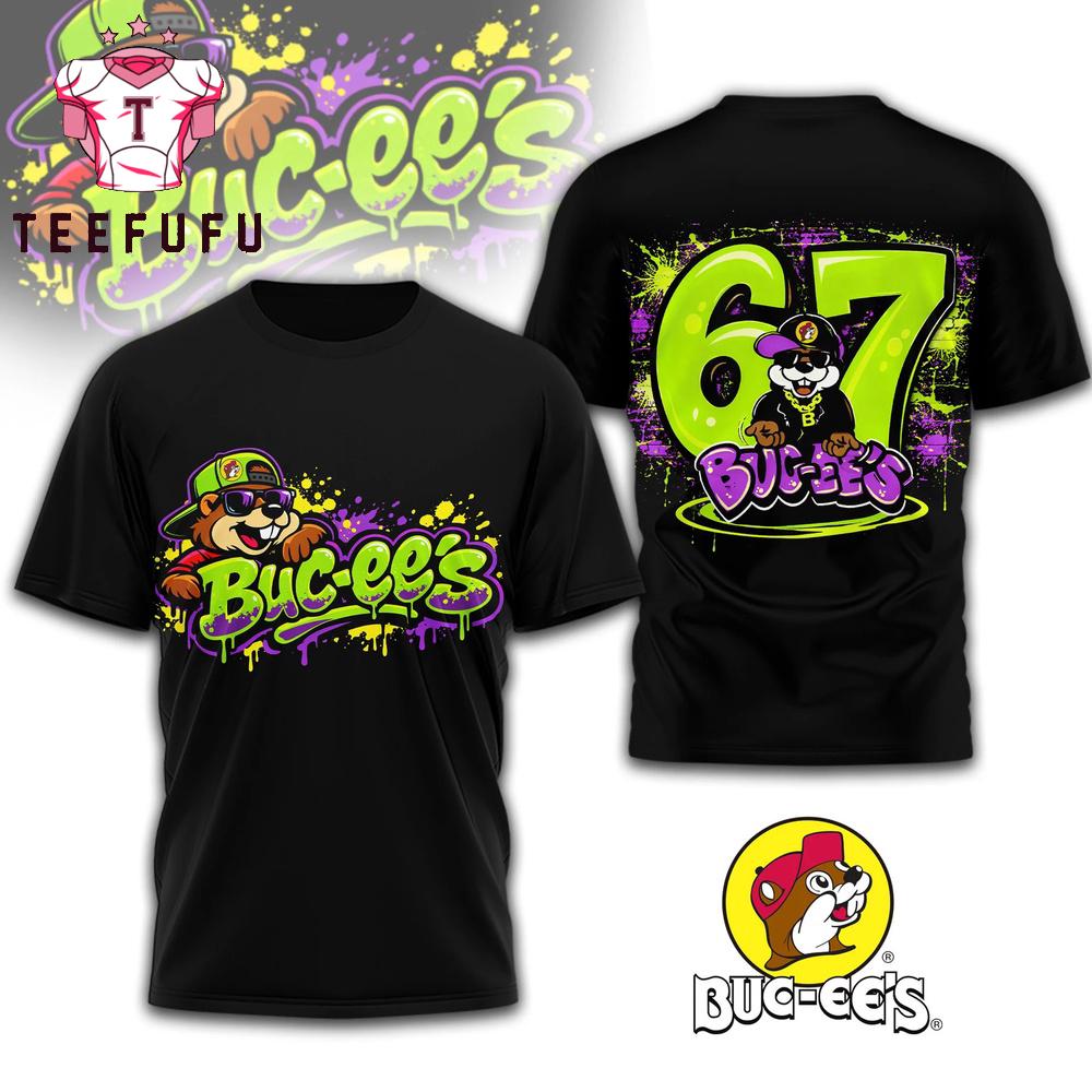Buc-ee's Six Seven 67 Graffiti Limited 3D Shirt