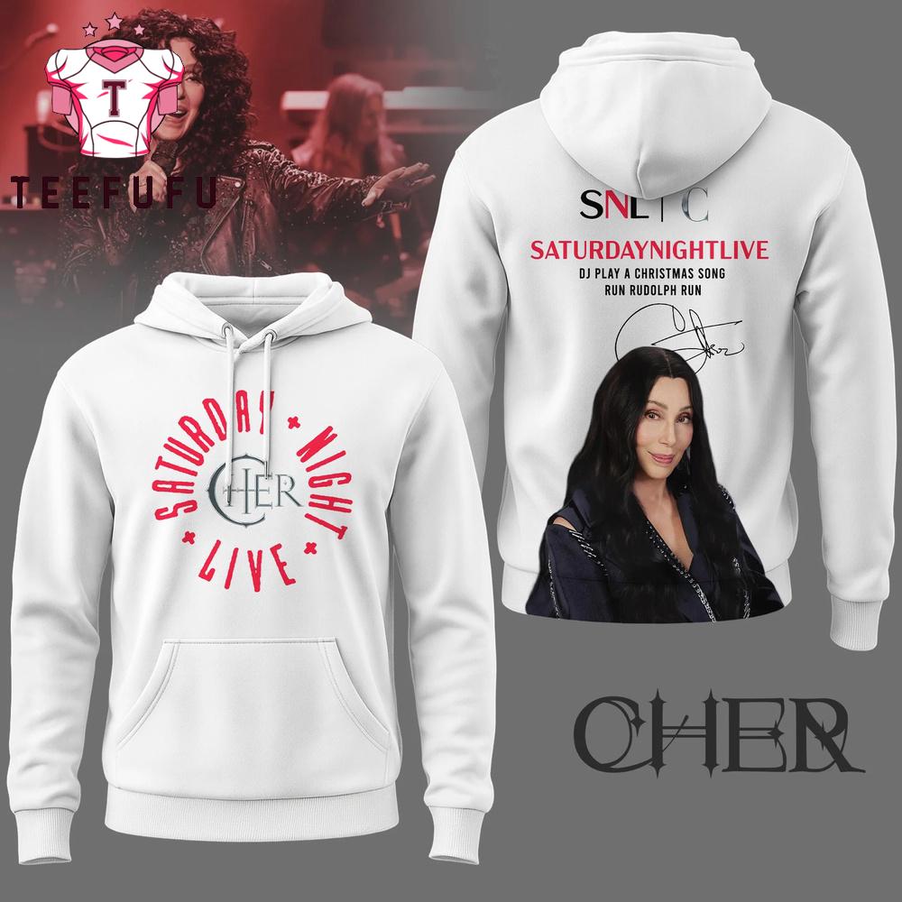 CHER Saturday Night Live DJ Play A Christmas Song Hoodie