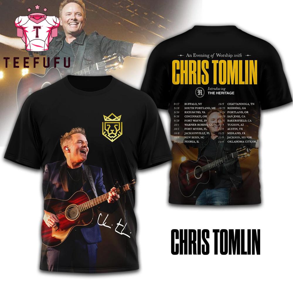 Chris Tomlin 2026 Tour Schedule 3D Shirt