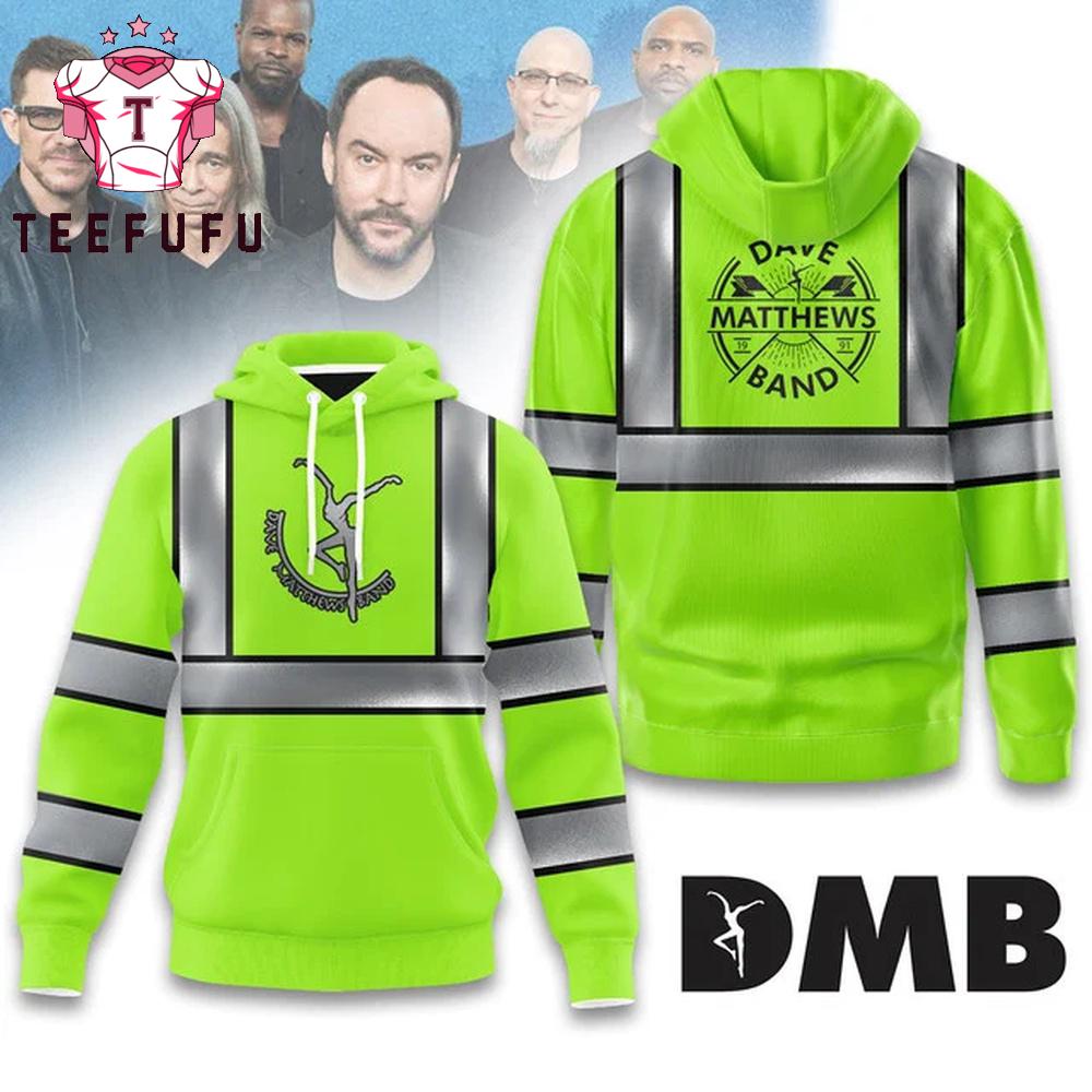 Dave Matthews Band Hi-Vis Safety Limited Hoodie Shirt