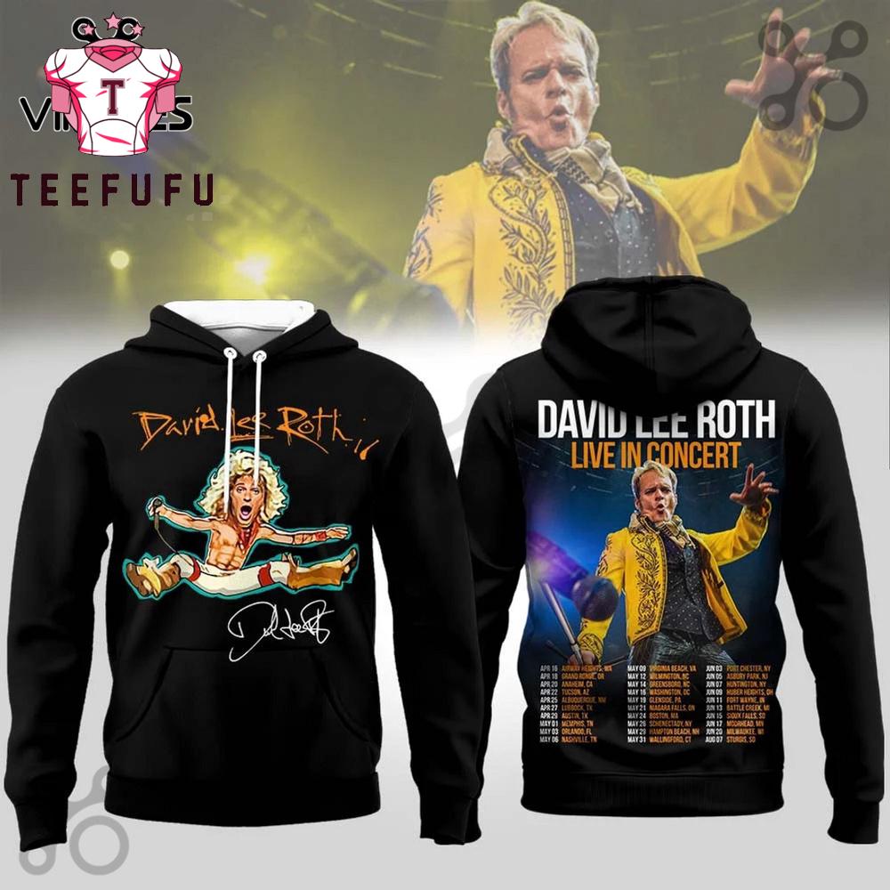 David Lee Roth 2026 Tour 3D Shirt