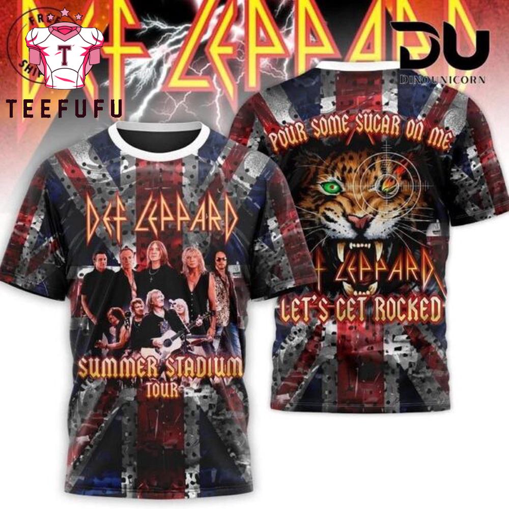 Def Leppard Summer Tour 3D T-Shirt