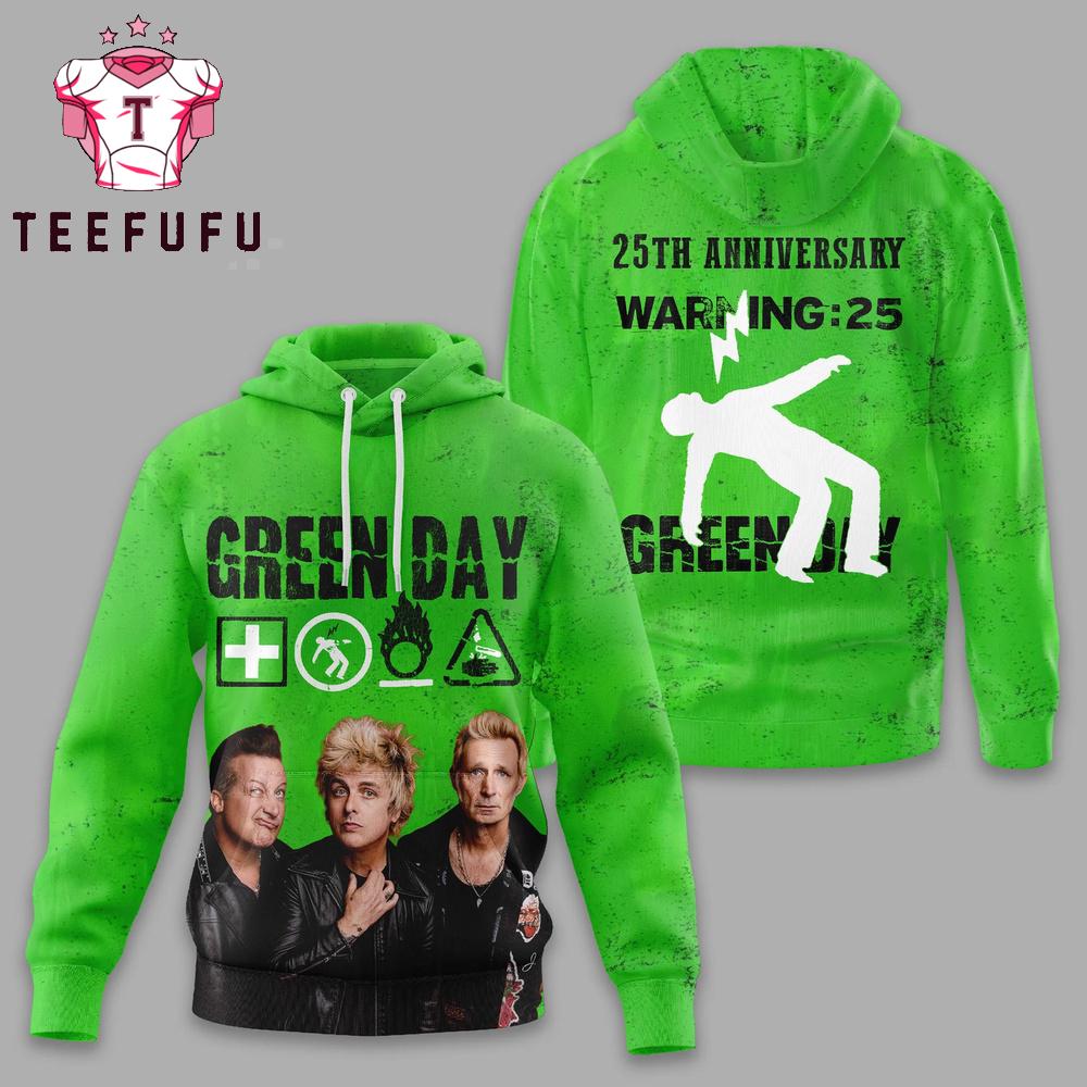 Green Day 25th Anniversary 2026 Special New Hoodie