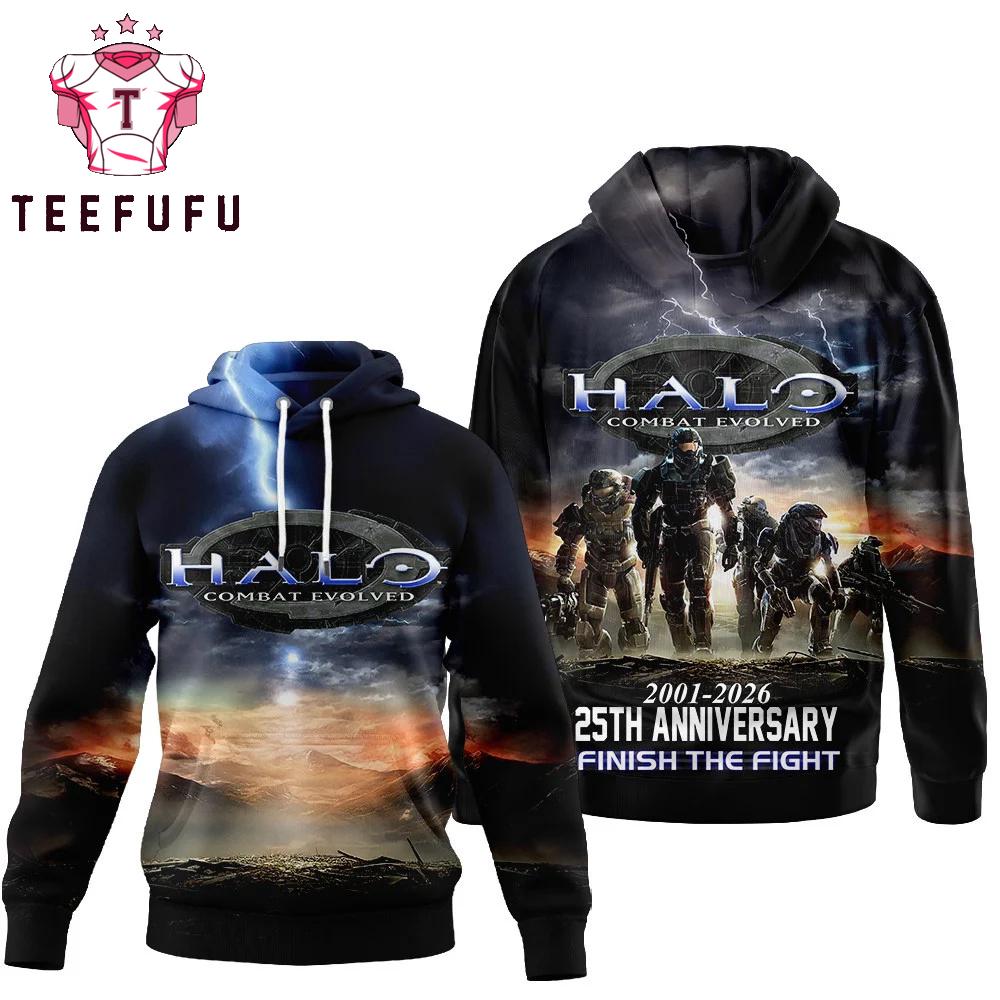 Halo Combat Evolved 25th Anniversary Finish The Fight Hoodie
