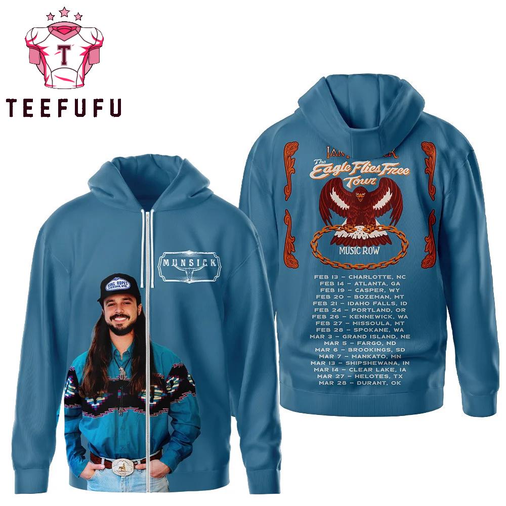 Ian Munsick The Eagle Flies Free Tour 2026 Hoodie