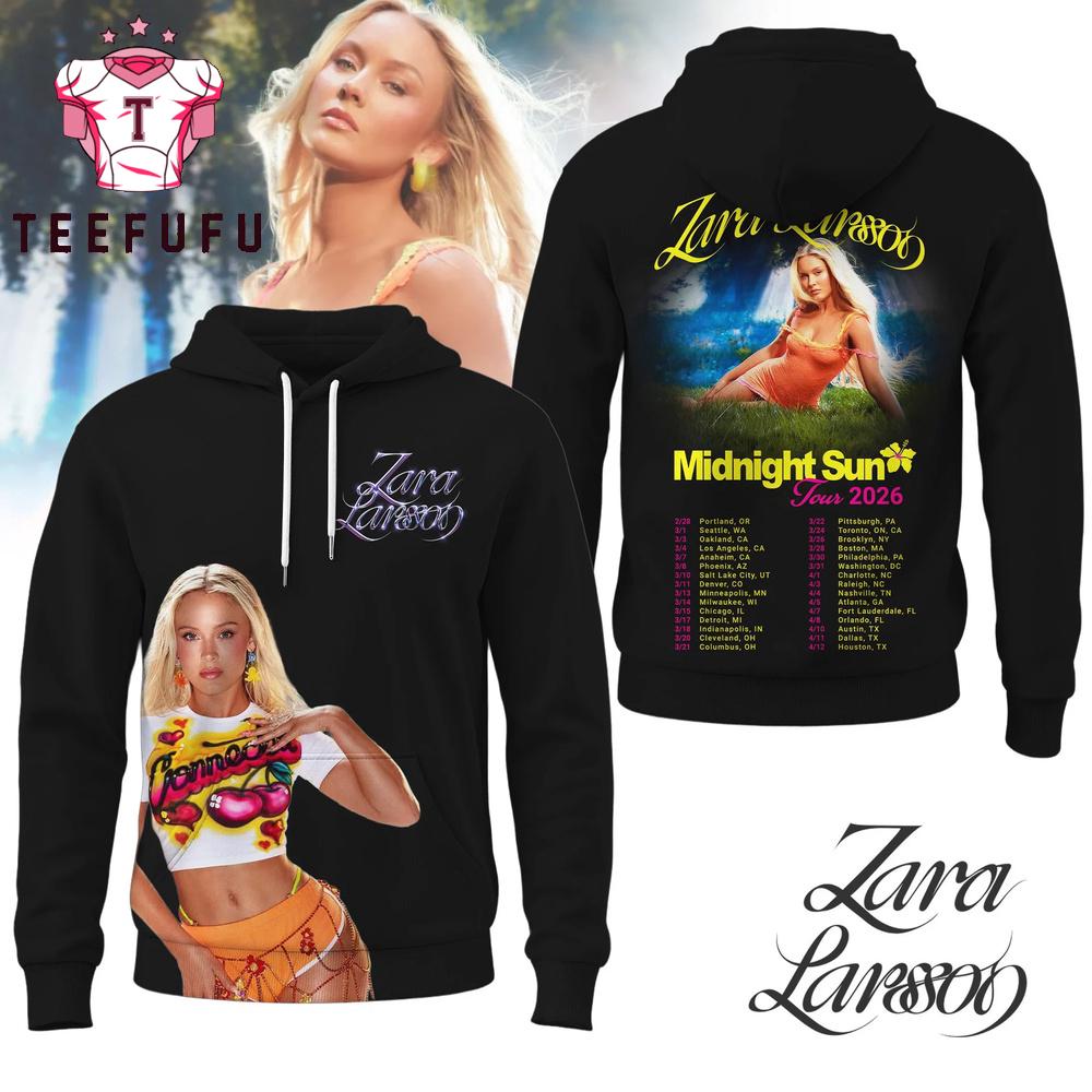 Jara Larsson Midnight Sun Tour 2026 Hoodie