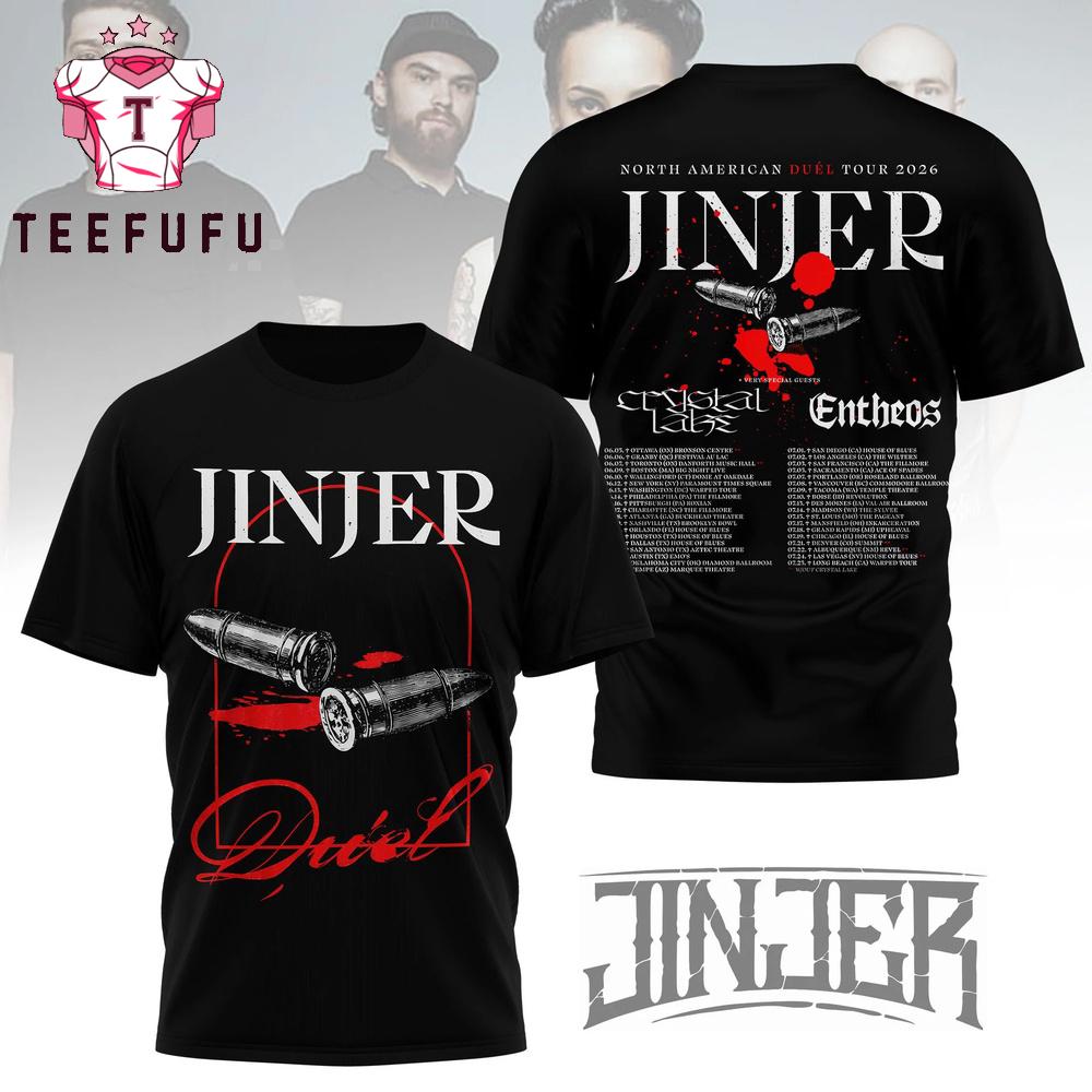 Jinjer North American Duel Tour 2026 T Shirt