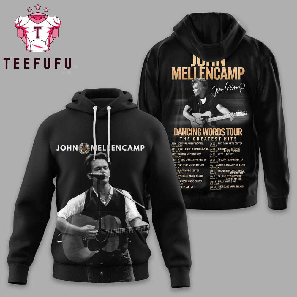 John Mellencamp Dancing Words Tour 2026 Hoodie