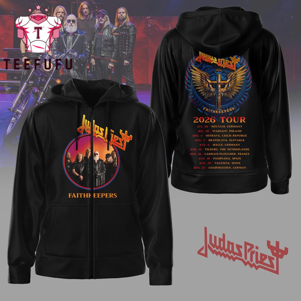 Judas Priest Faith Keepers 2026 Tour Hoodie