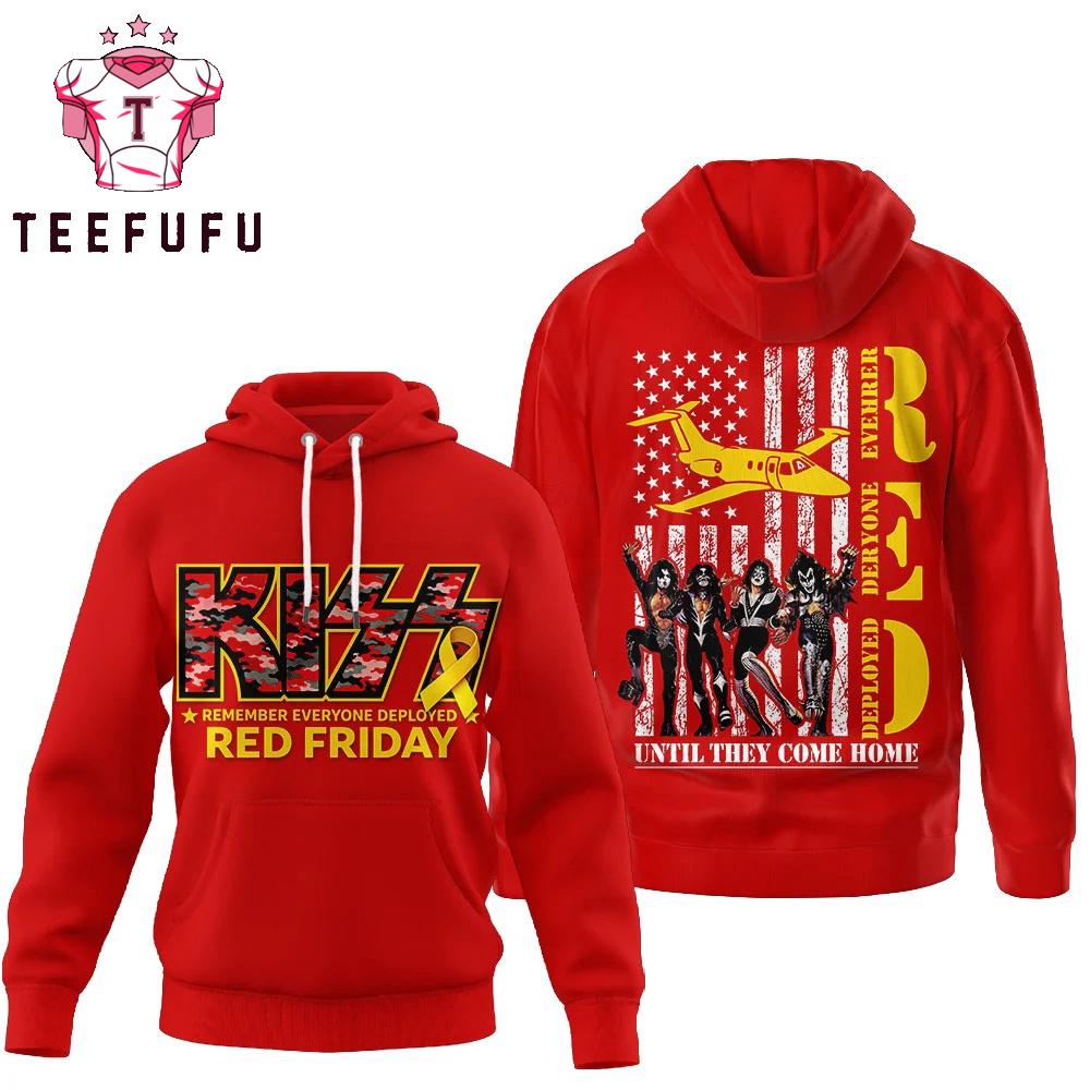 Kiss Band 2026 Red Friday Hoodie