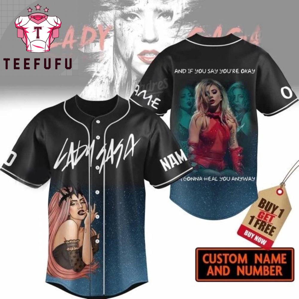 Lady Gaga I Was Born This Way Baseball Jersey