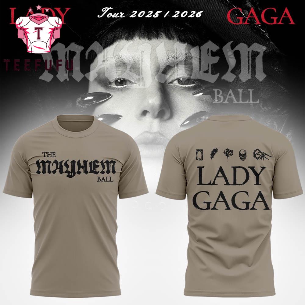 Lady Gaga The Mayhem Ball Tour 2026 All Over Print Shirt