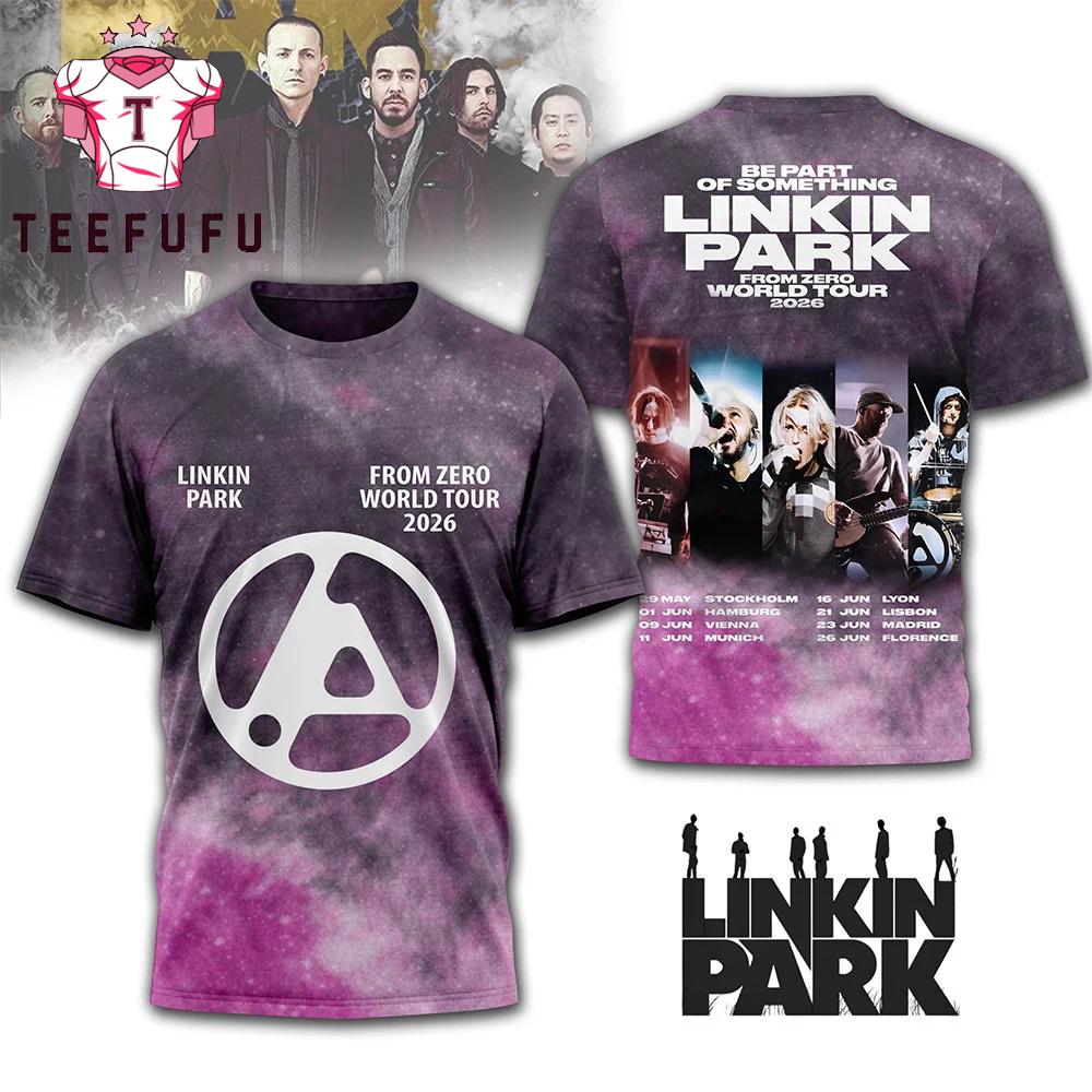 Linkin Park From Zero World Tour 2026 Graphic T Shirt