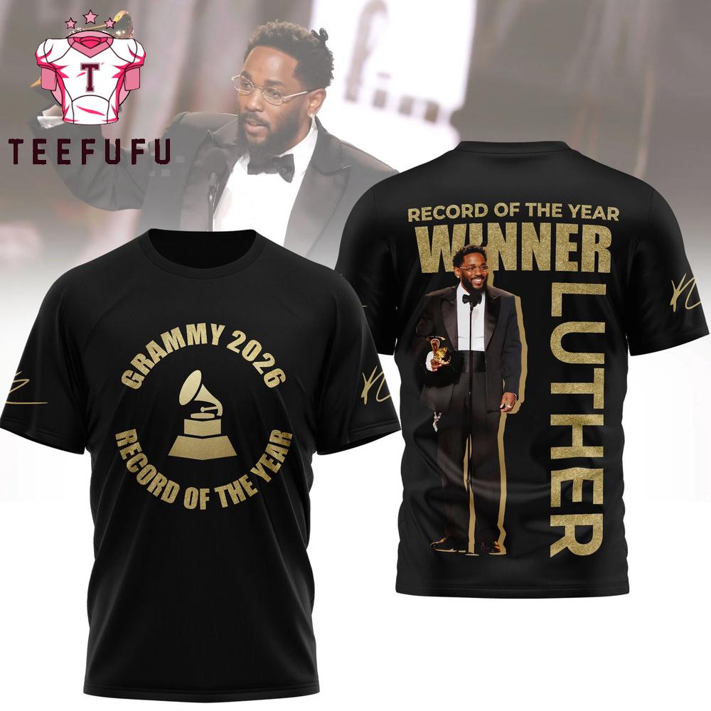 Luther Vandross Record of the Year Winner Grammy 2026 3D Shirt