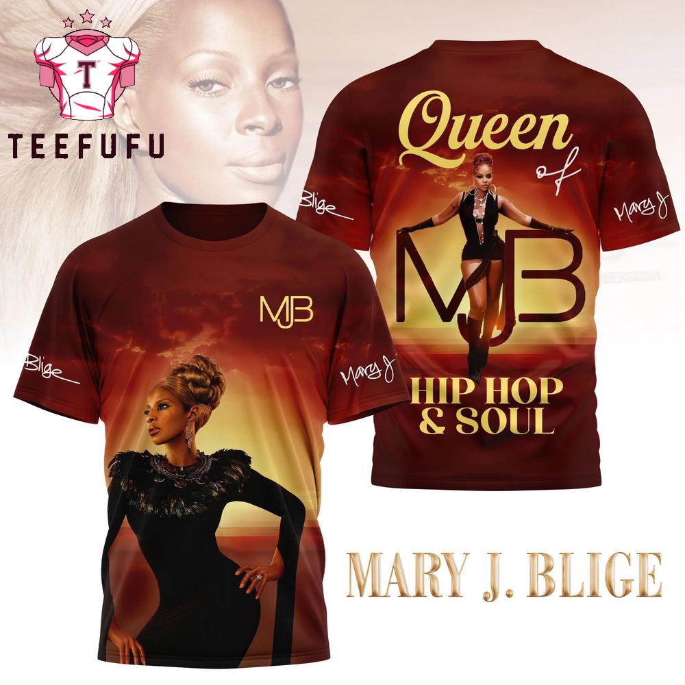 Mary J. Blige Hiphop And Soul Limited 3D Shirt