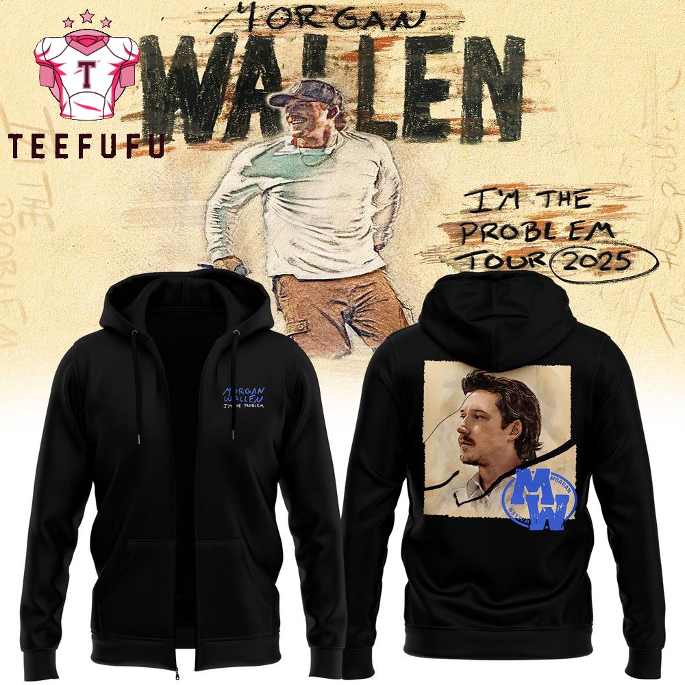 Morgan Wallen I'm The Problem Tour 2025 Zipper Hoodie