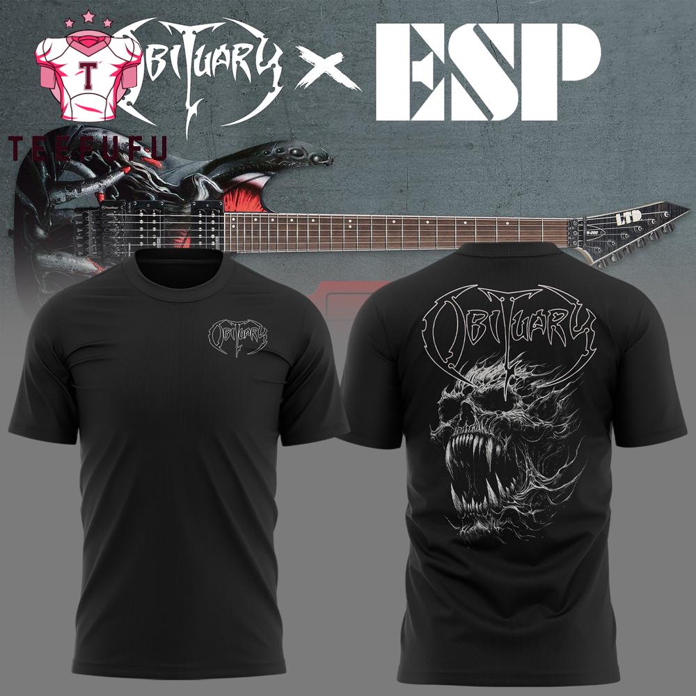 Obituary Band Cause Of Death 35 Year Anniversary 2025 Tour Florida Death Metal All Over Print Shirt
