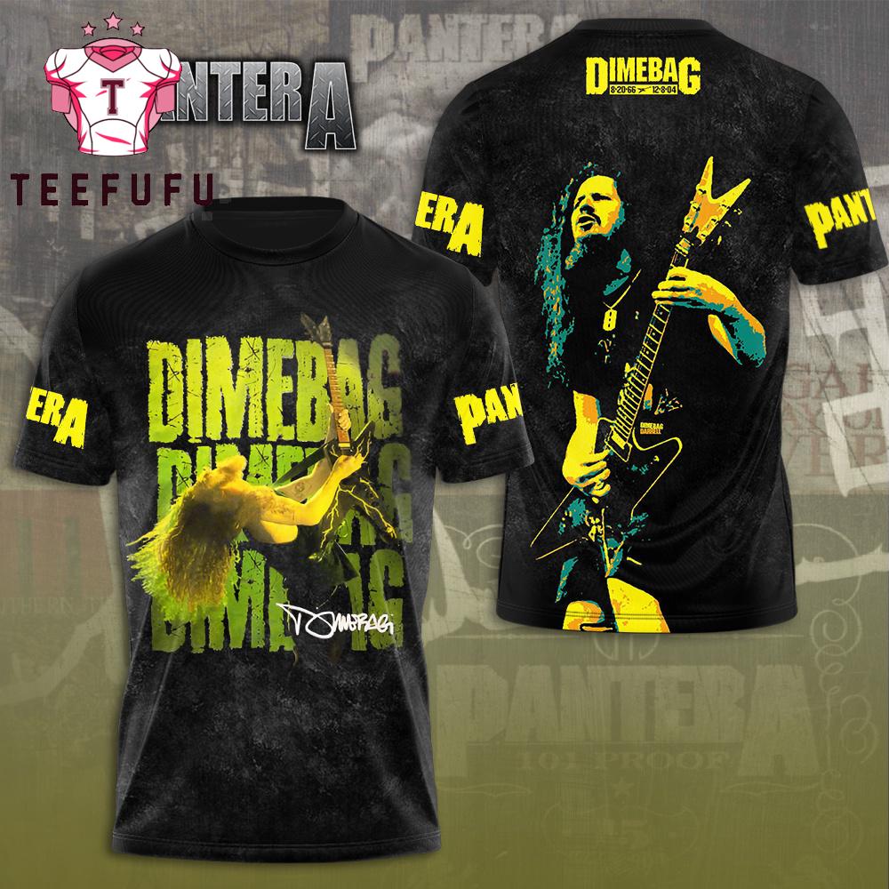 Pantera Reunion World Tour 2025 Metal Legends 3D T-Shirt