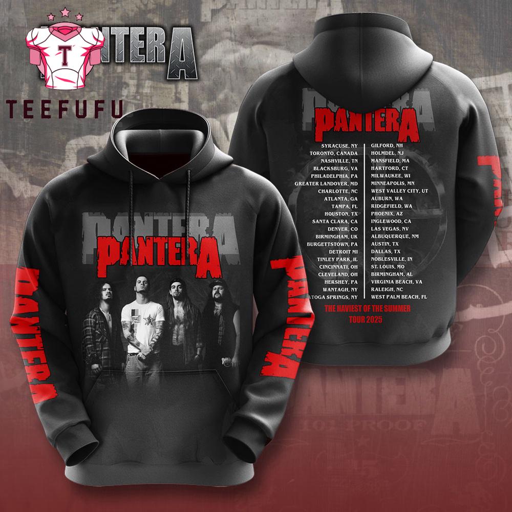 Pantera The Haviest of the Summer Tour 2025 Hoodie