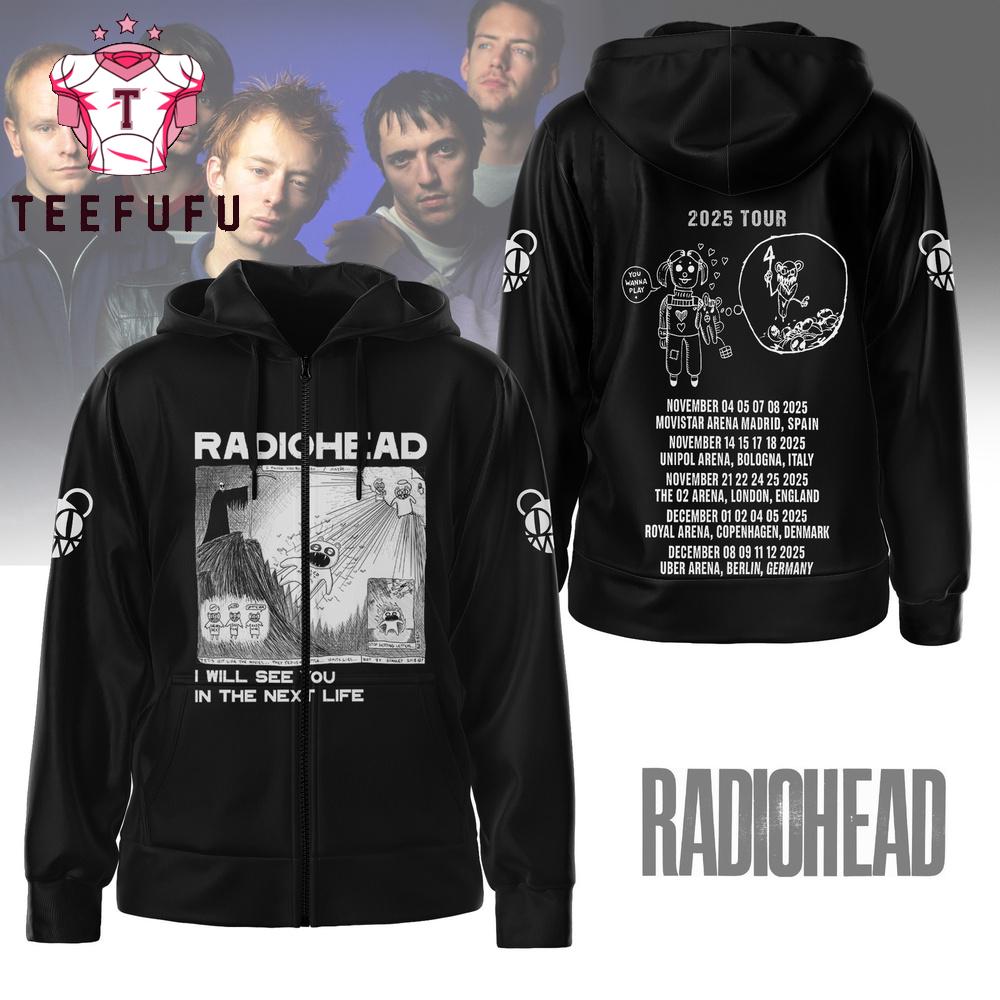Radiohead Music 2026 Tour Hoodie