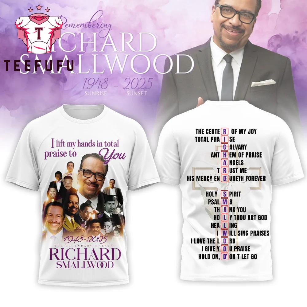Remembering Richard Smallwood 1948-2025 New 3D Shirt