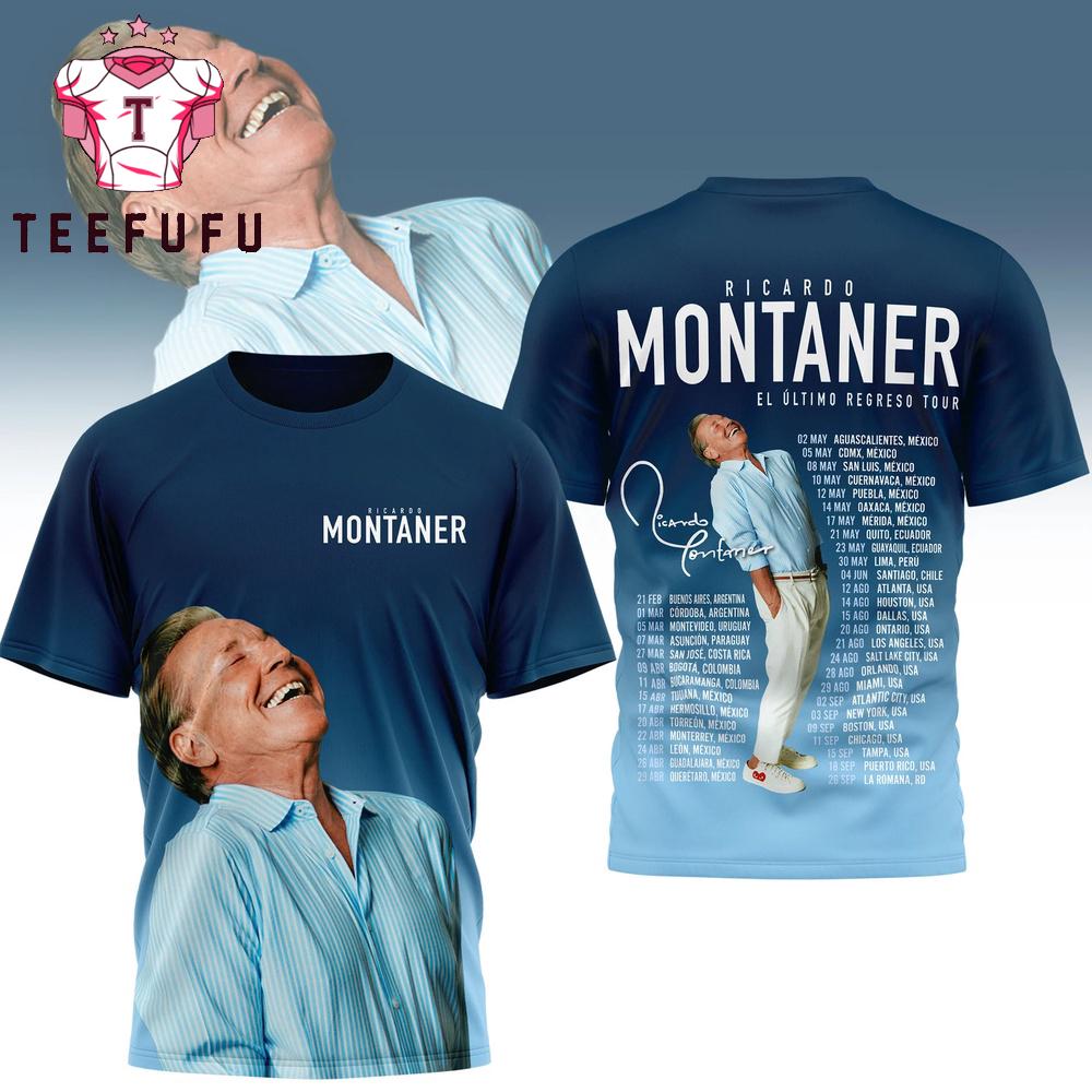 Ricado Montaner EL Ultimo Regreso 2026 Tour Special New 3D Shirt