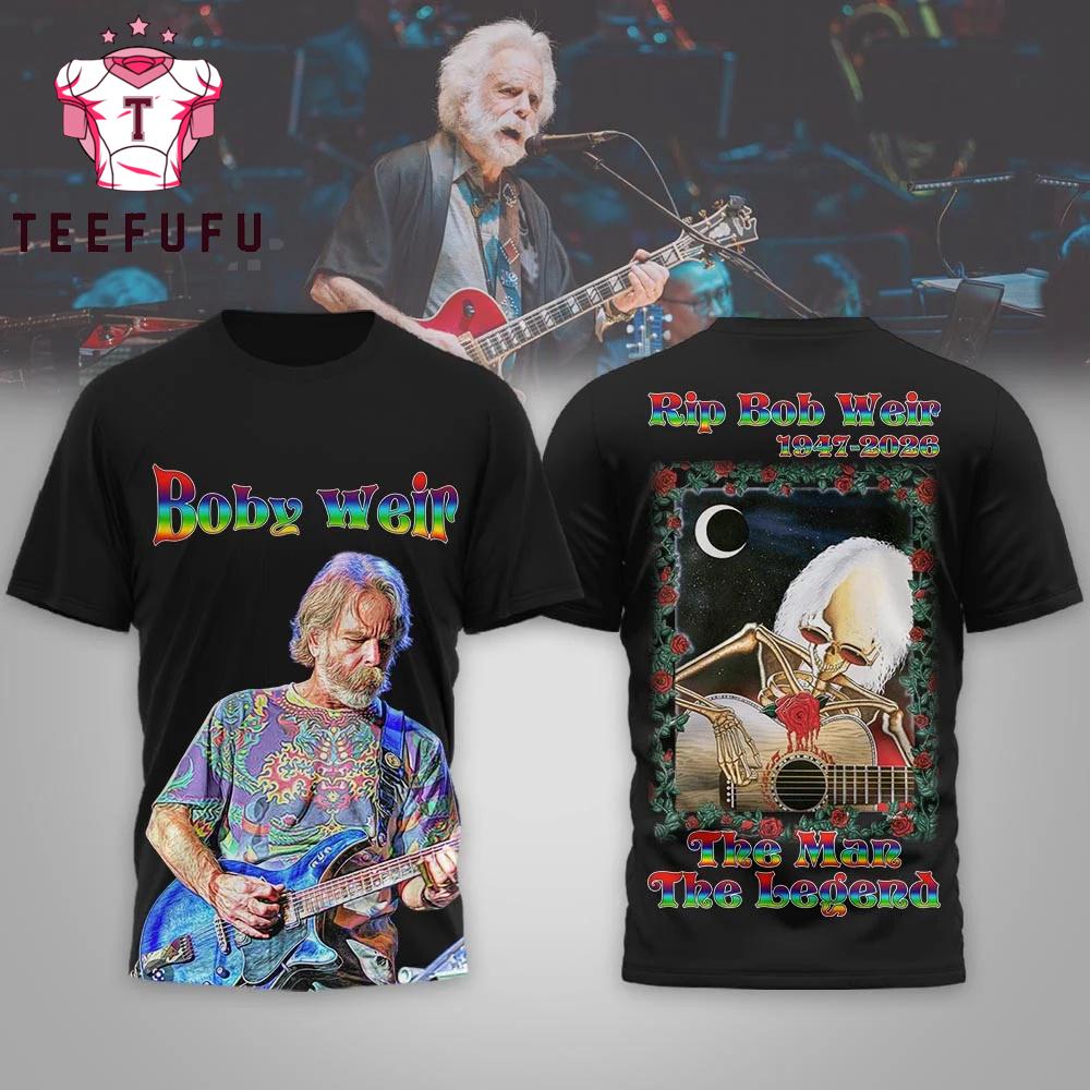 Rip Bob Weir Grateful Dead 1947-2026 T Shirt