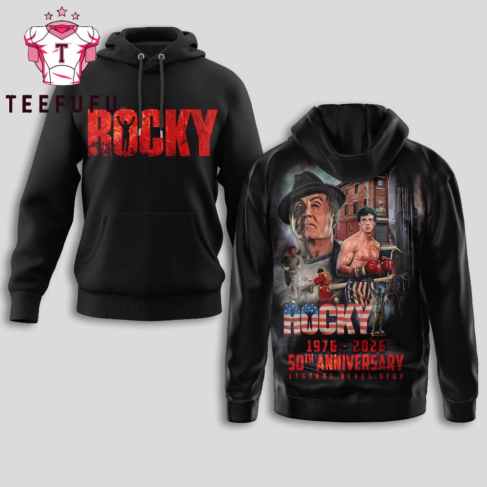 Rocky 1976-2026 50th Anniversary Hoodie