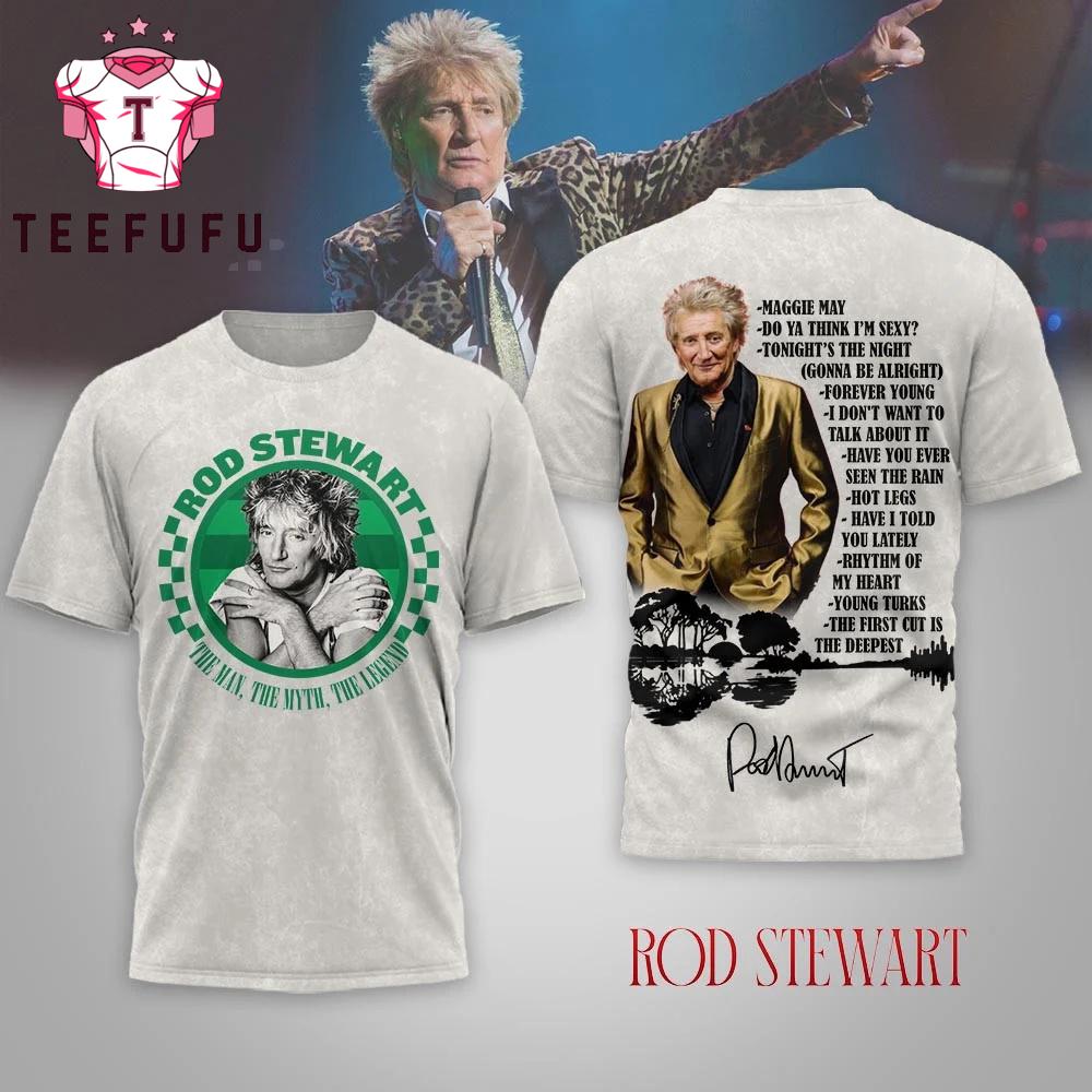 Rod Stewart 2026 Music Graphic 3D Shirt