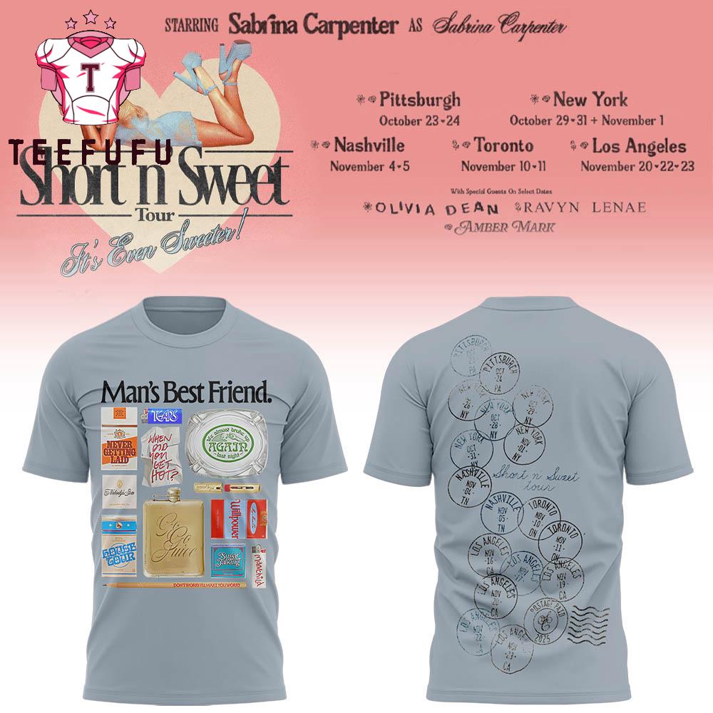 Sabrina Carpenter SC Short n’ Sweet Tour Limited Edition 3D Shirt