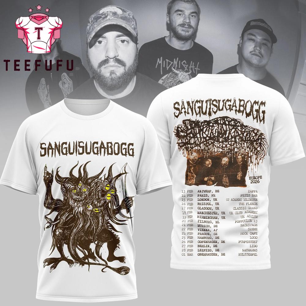 Sanguisugabogg 2026 Tour Special New 3D Shirt