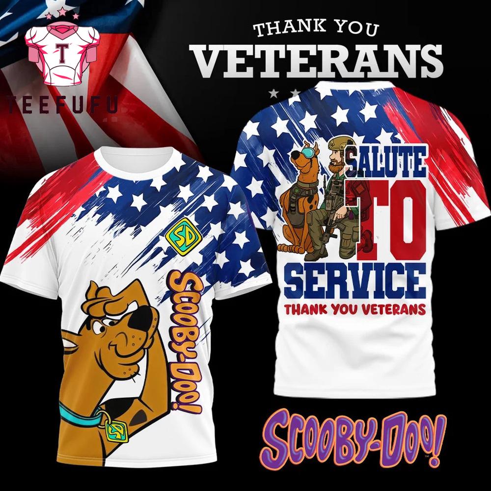 Scooby-Doo Veteran Appreciation 3D Shirt