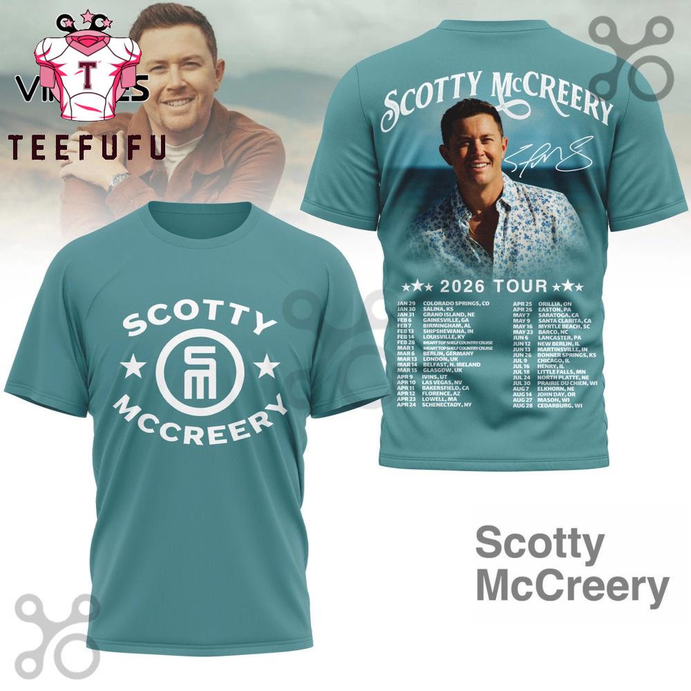 Scotty McCreery 2026 Tour 3D Shirt