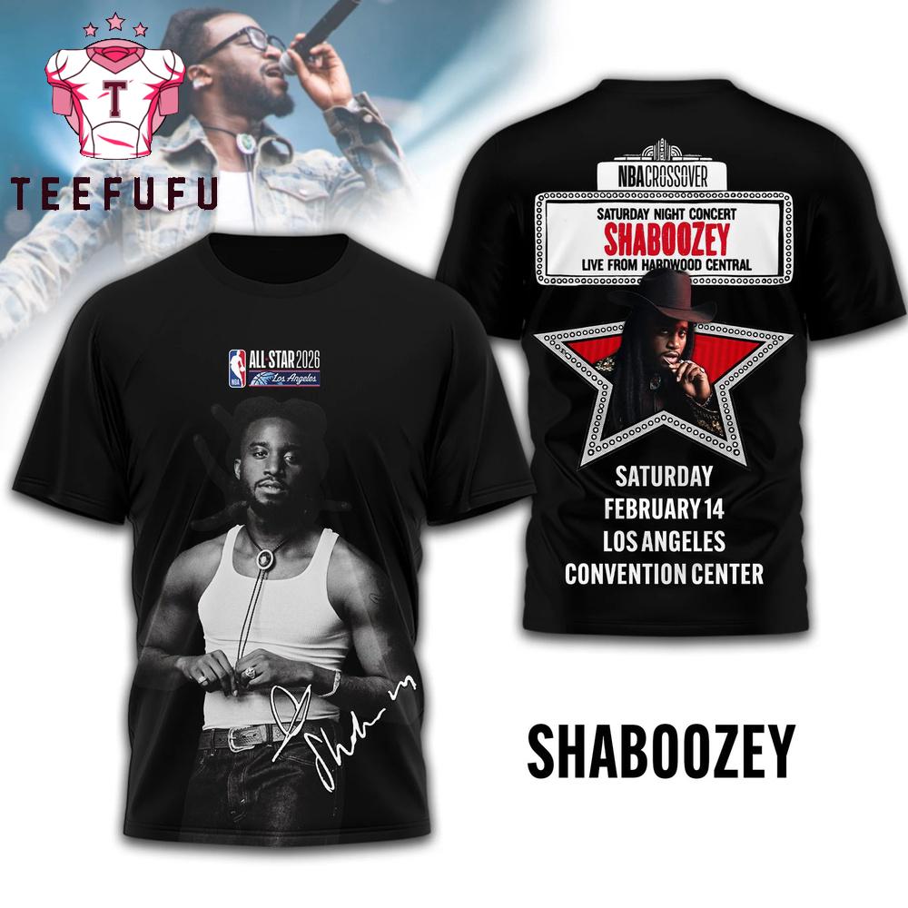 Shaboozey NBA All Star 2026 Graphic Music 3D Shirt
