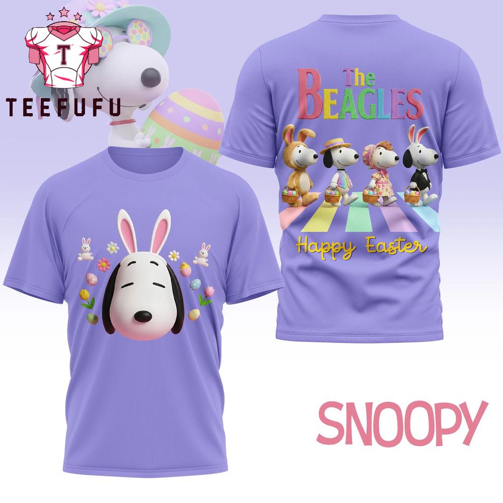 Snoopy 2026 Happy Easter 3D Shirt