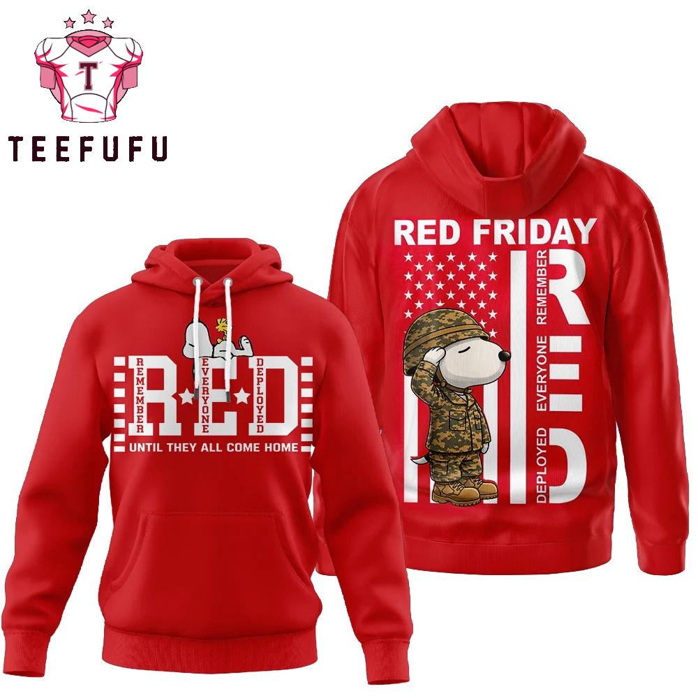 Snoopy Red Friday Veterans 2026 Hoodie