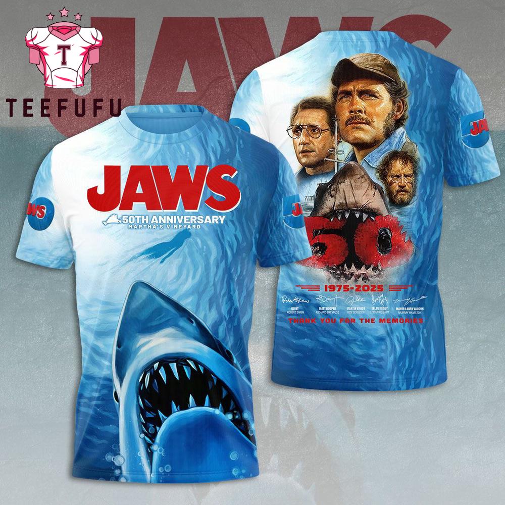Spielberg’s Masterpiece Jaws Tribute T-Shirt