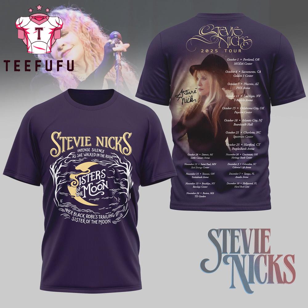 Stevie Nicks Sisters of the Moon 2025 Tour T Shirt