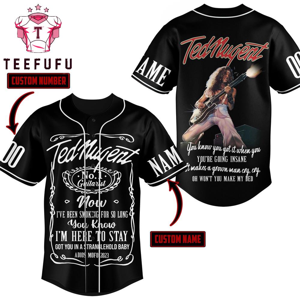 Ted Nugent I'm Here To Say Baseball Jersey