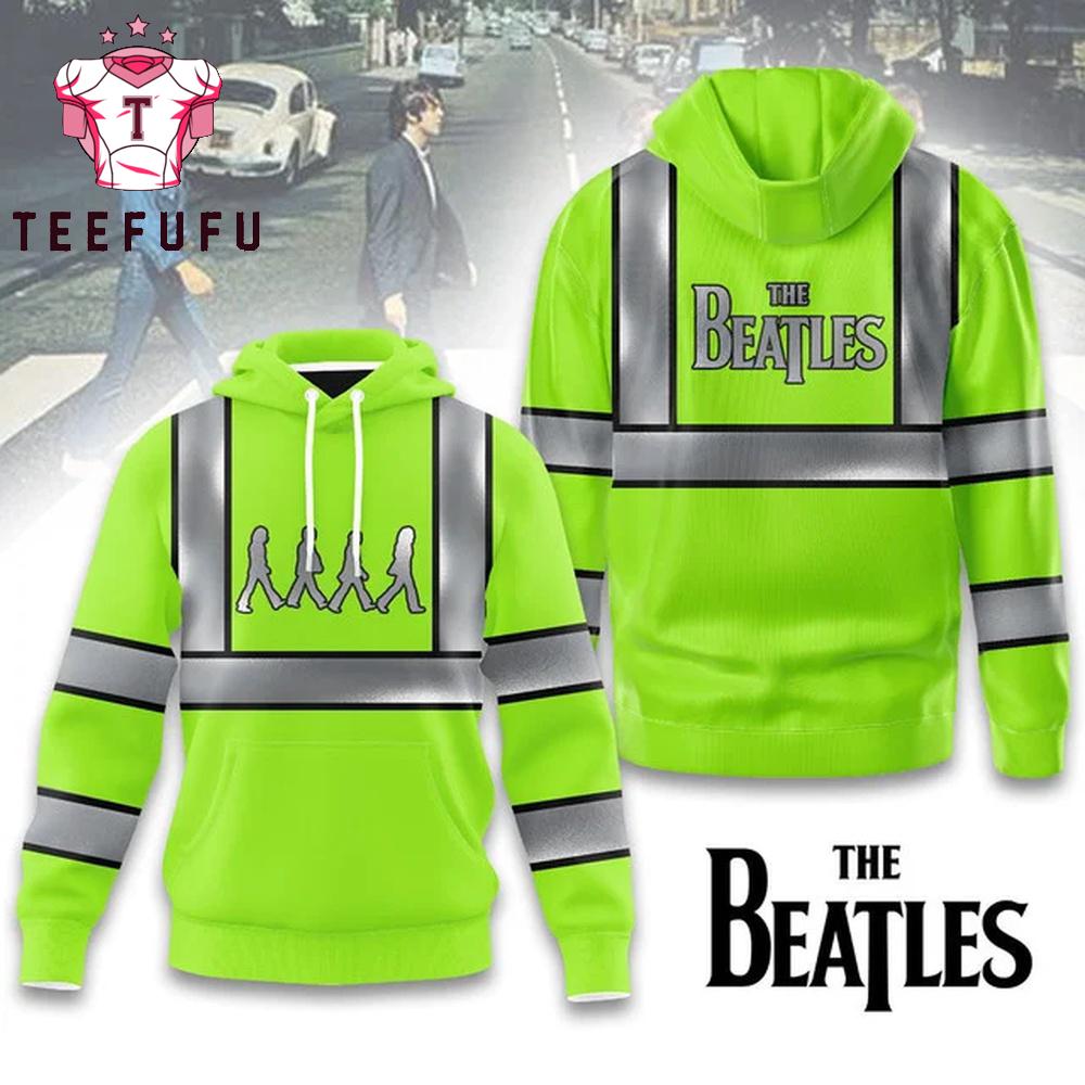 The Beatles Hi-Vis Safety Limited Hoodie Shirt