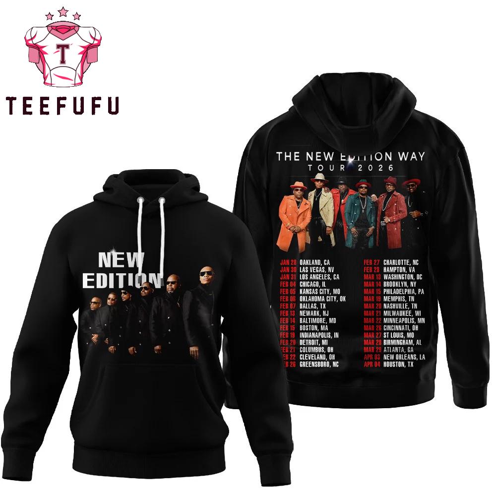 The New Edition Way Tour 2026 Schedule Hoodie