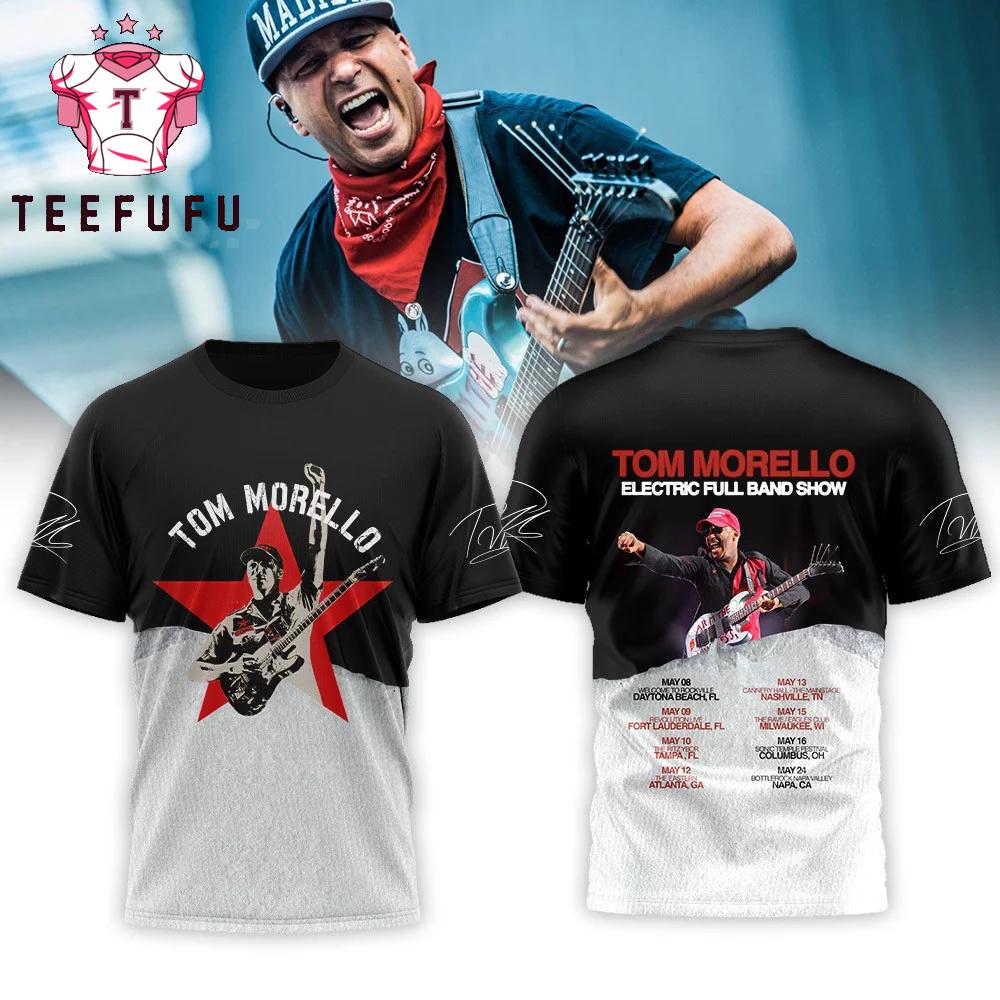 Tom Morello Electric Full Band Show 3D Shirt