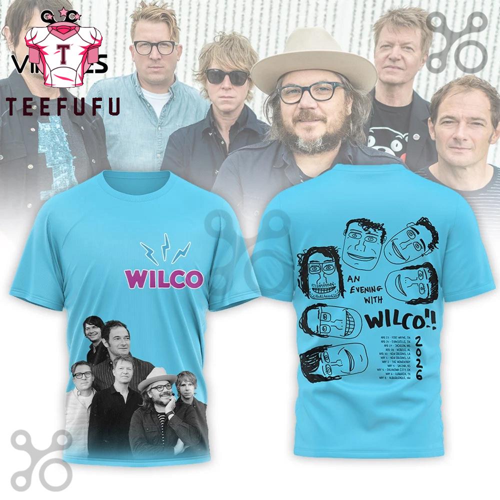 Wilco Rock Band Limited Edition 3D Shirt