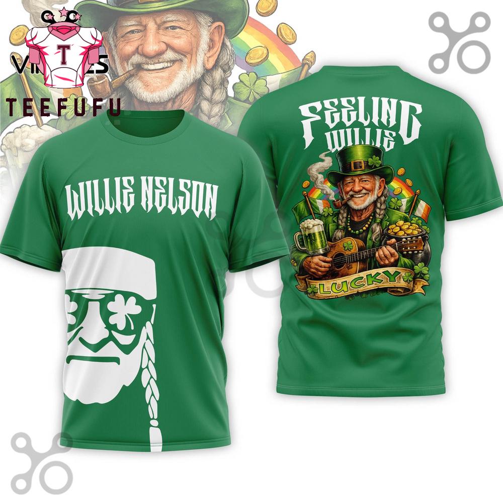 Willie Nelson St.Patrick's Day 3D Shirt