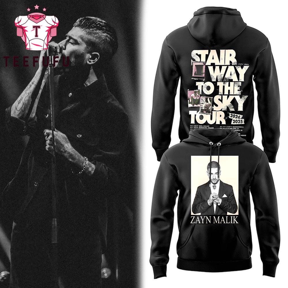 Zayn Malik Stairway To The Sky Tour 2025 Music Graphic 3D Printed Hoodie Shirt